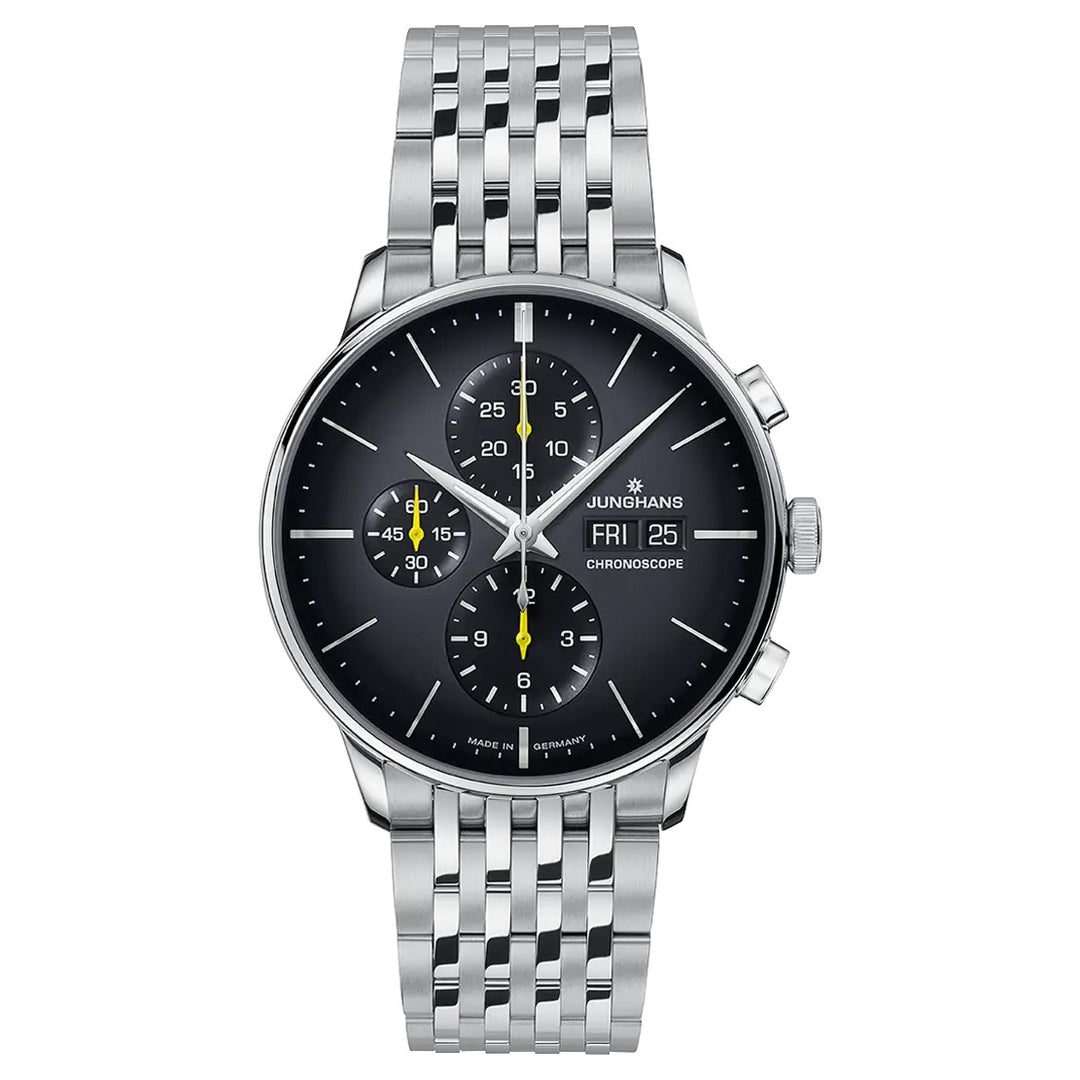 Chronoscope Precision with Silver and Yellow Accents