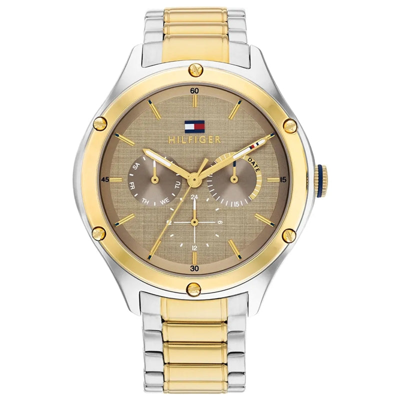 Timeless Elegance Chronograph in Gold and Silver Tone