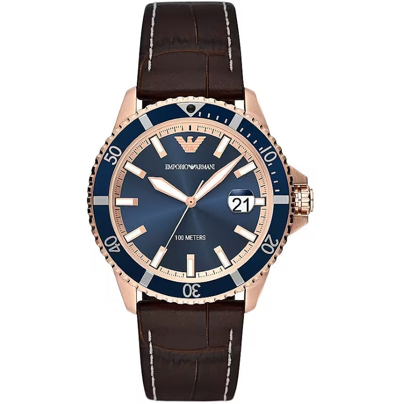 Emporio Armani Rose Gold Analog Watch