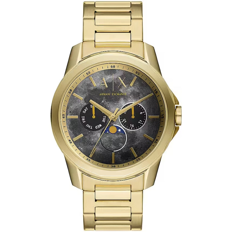 Armani Exchange Gold Chronograph Watch