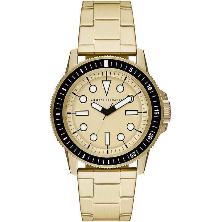 Armani Exchange Gold-Tone Analog Watch