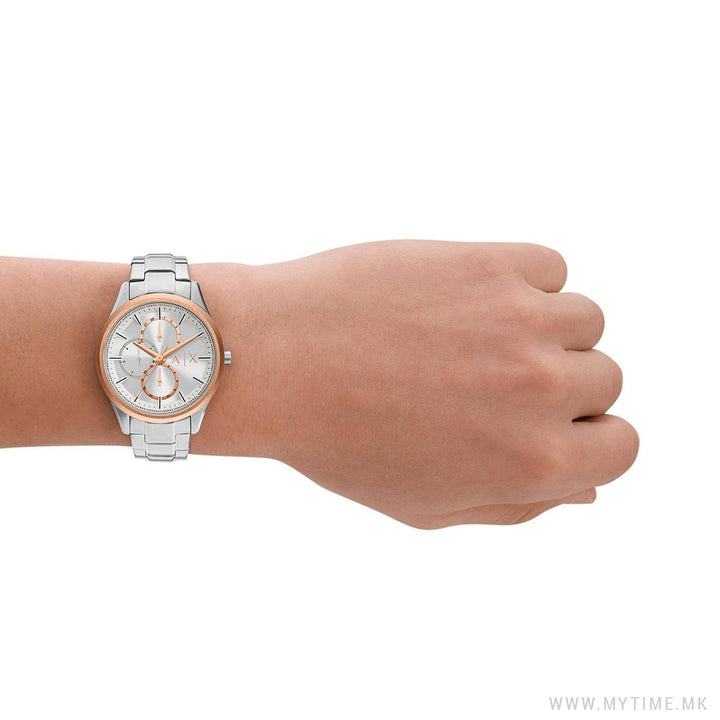 Armani Exchange Rose Gold Chronograph Watch