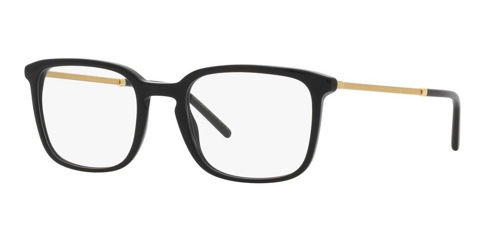 Sleek Contrast Acetate and Metal Frame Eyeglasses