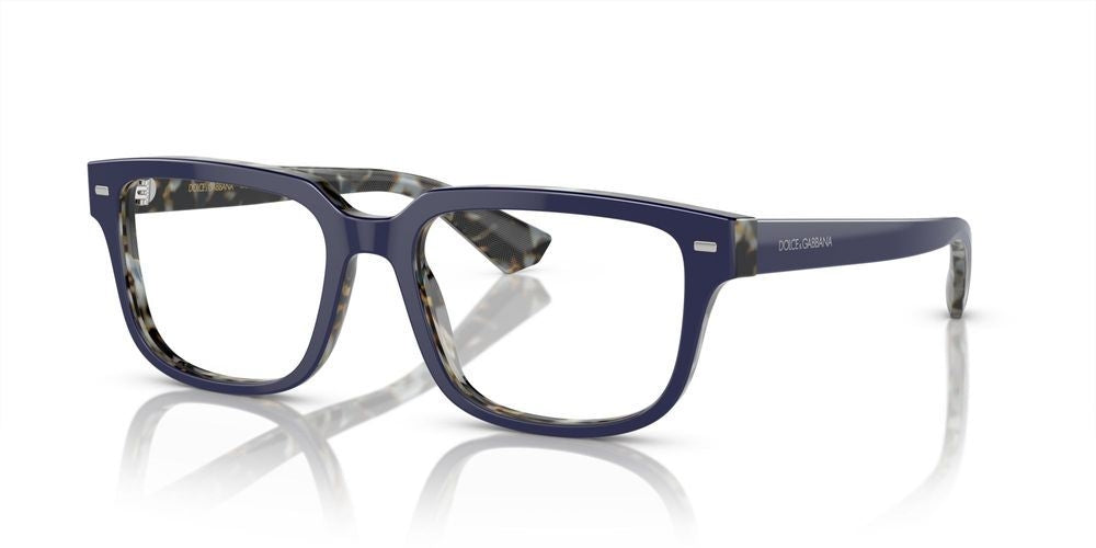Navy Blue Acetate Frame with Tortoiseshell Accents
