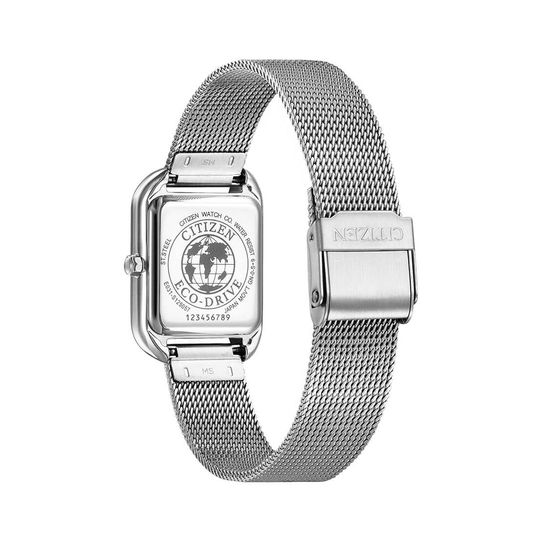 Timeless Silver Elegance with Iridescent Mother-of-Pearl Dial