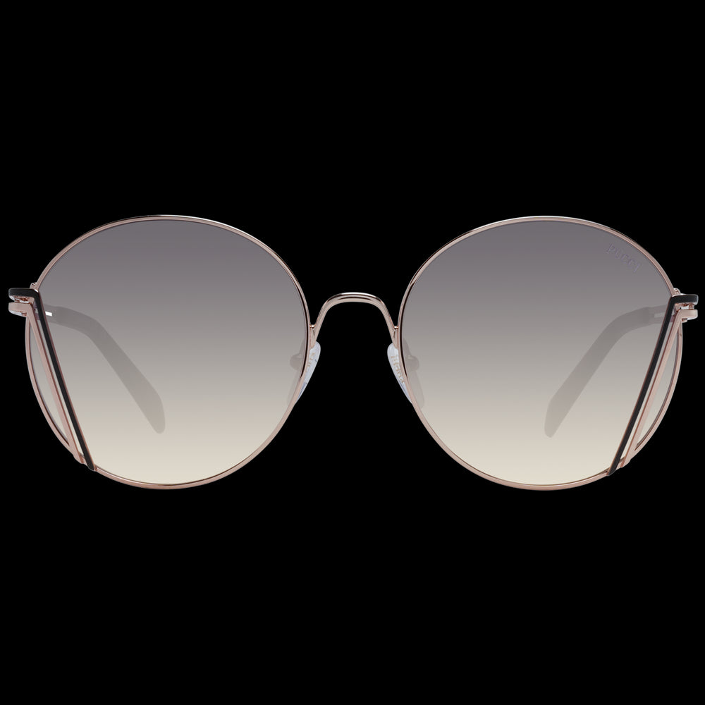 Radiant Rose Gold Gradient Sunglasses