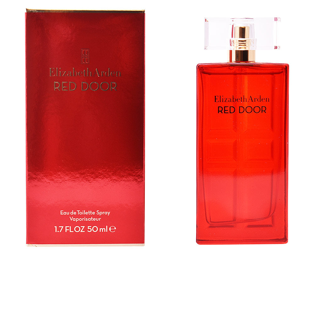 50 ml eau de toilette spray bottle with floral fragrance, warm amber base