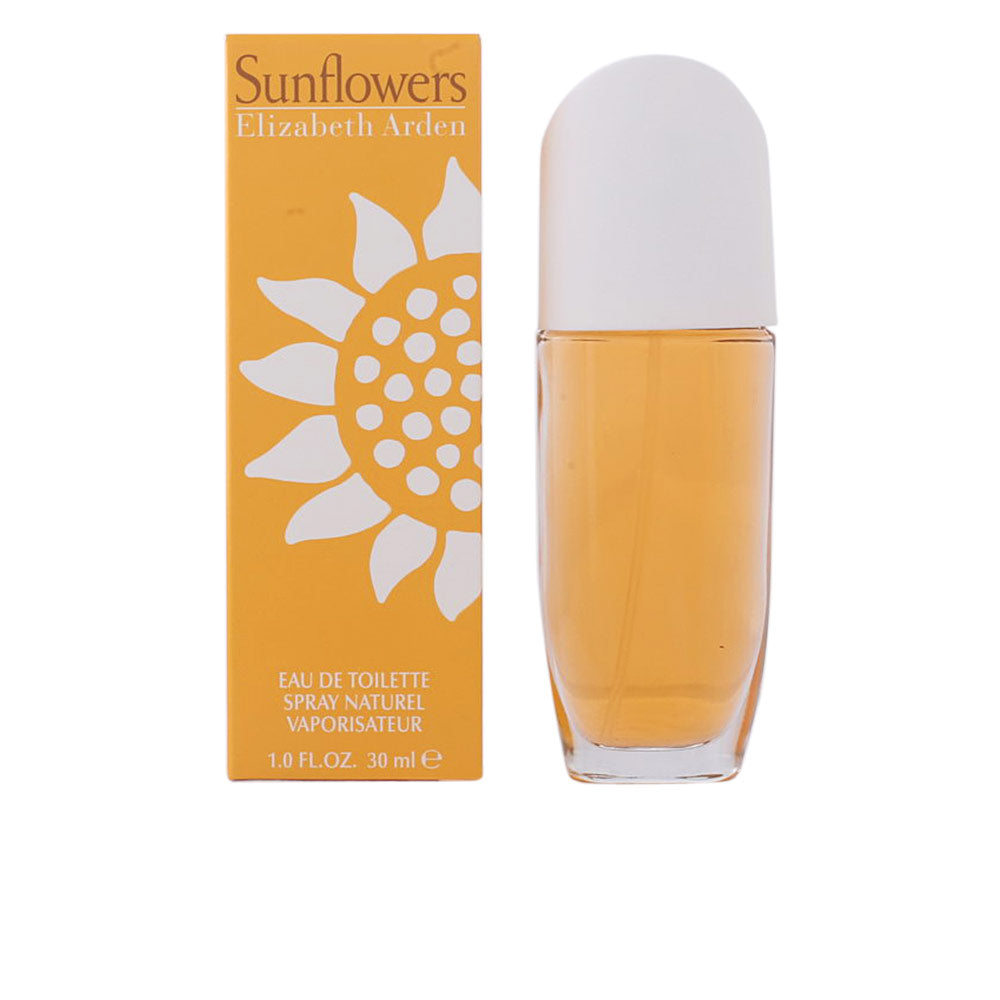 30 ml clear glass spray bottle with golden cap; floral-citrus perfume for Women