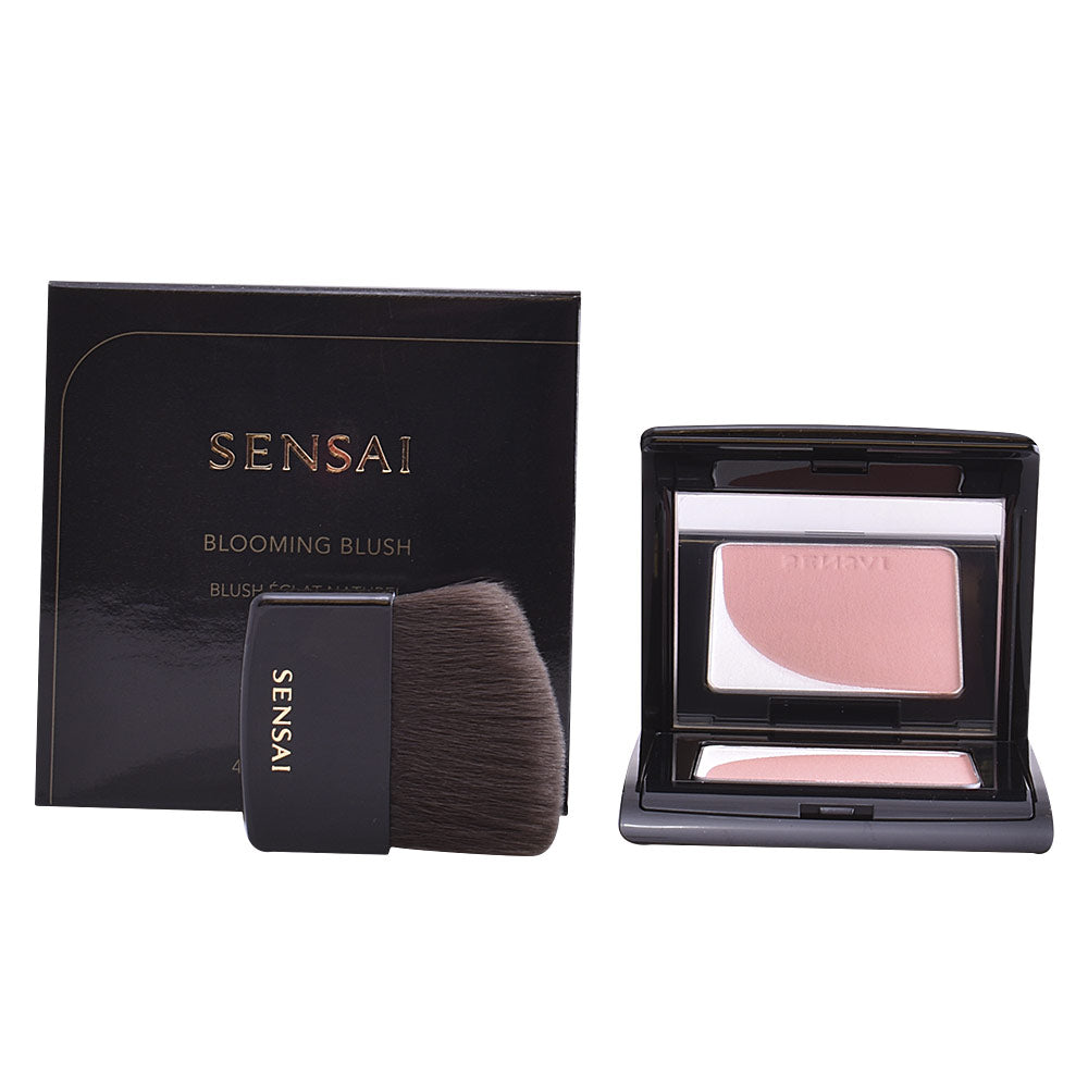 Compact dual-tone mauve powder blush with white adjuster, 4 g, Unisex