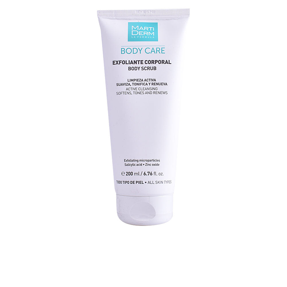 200 ml salt body scrub in pale jar, grainy texture visible