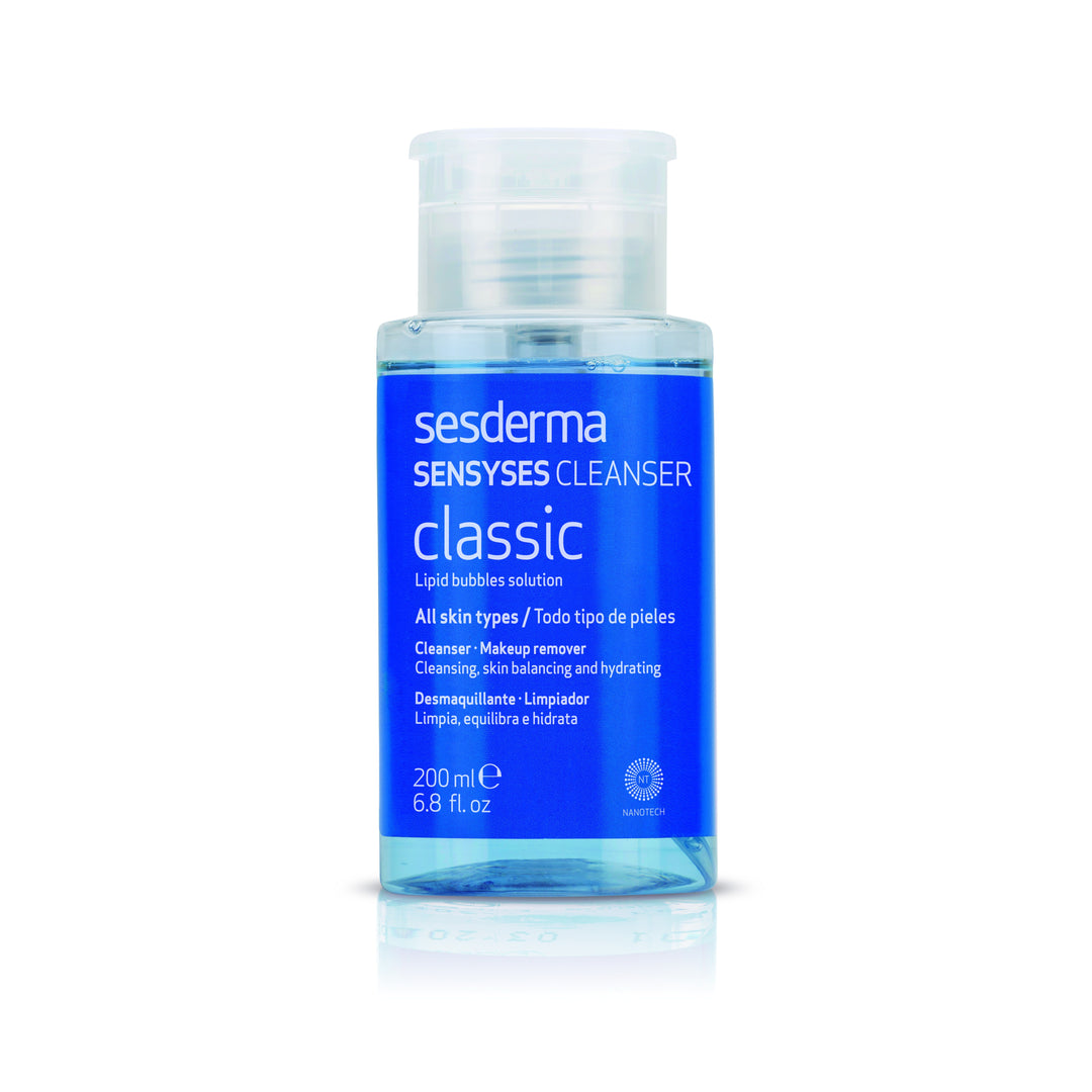 200 ml gentle micellar lotion cleanser in a pump bottle for sensitive Women