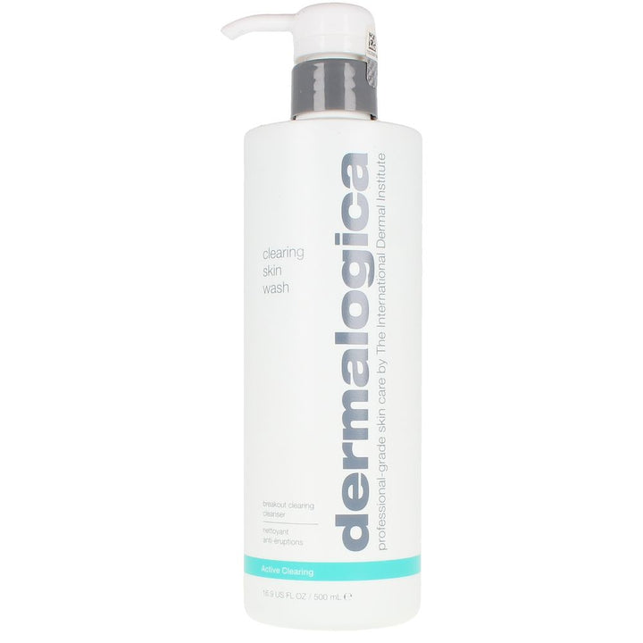 500 ml clear gel face wash in pump bottle, foaming botanical formula