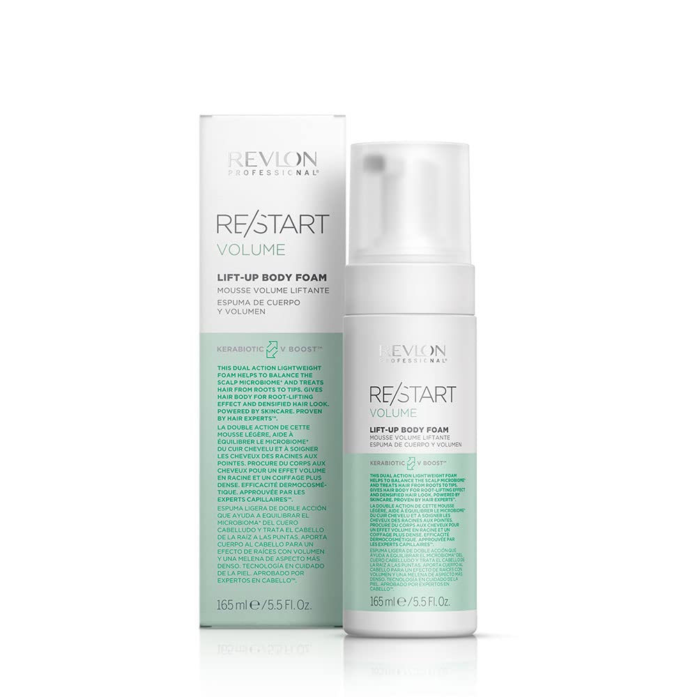 Light root‑lift body foam in 165 ml canister, volumising Unisex mousse