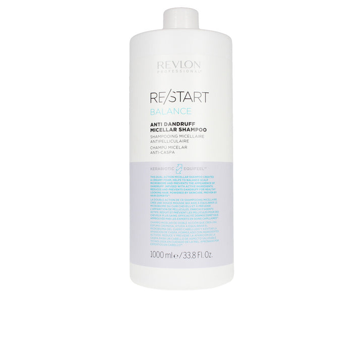1,000 ml bottle of micellar anti‑dandruff shampoo for Women, creamy foam