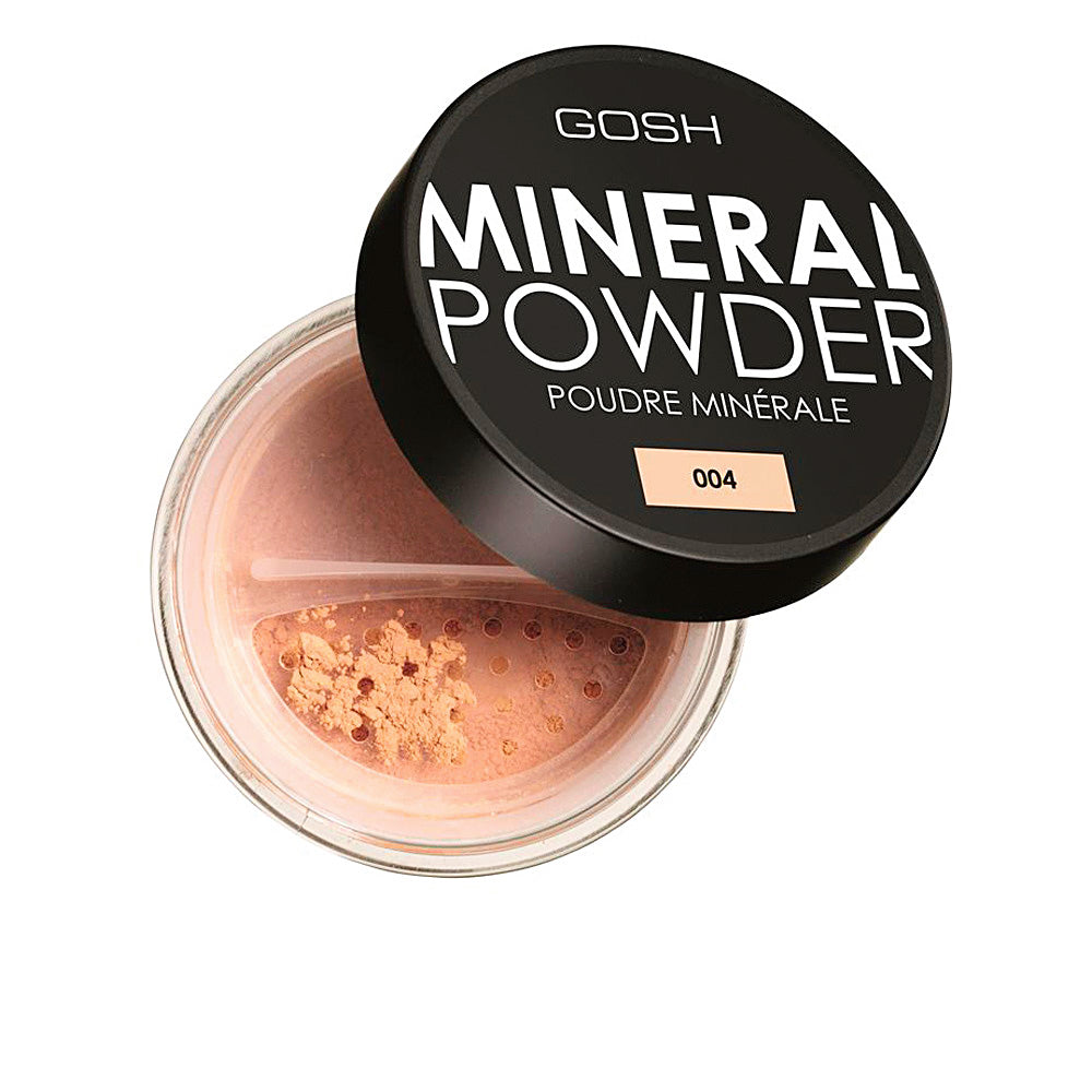 8 g jar of natural loose mineral setting powder, neutral beige shade
