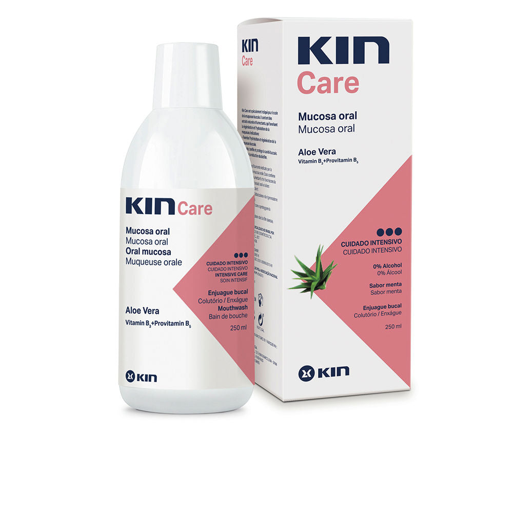 250 ml clear bottle of aloe mouthwash for Unisex oral care, soothing formula