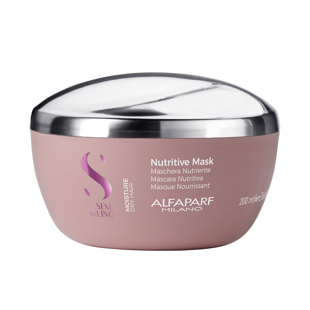 200 ml jar of nourishing linseed hair mask for Unisex, moisture treatment