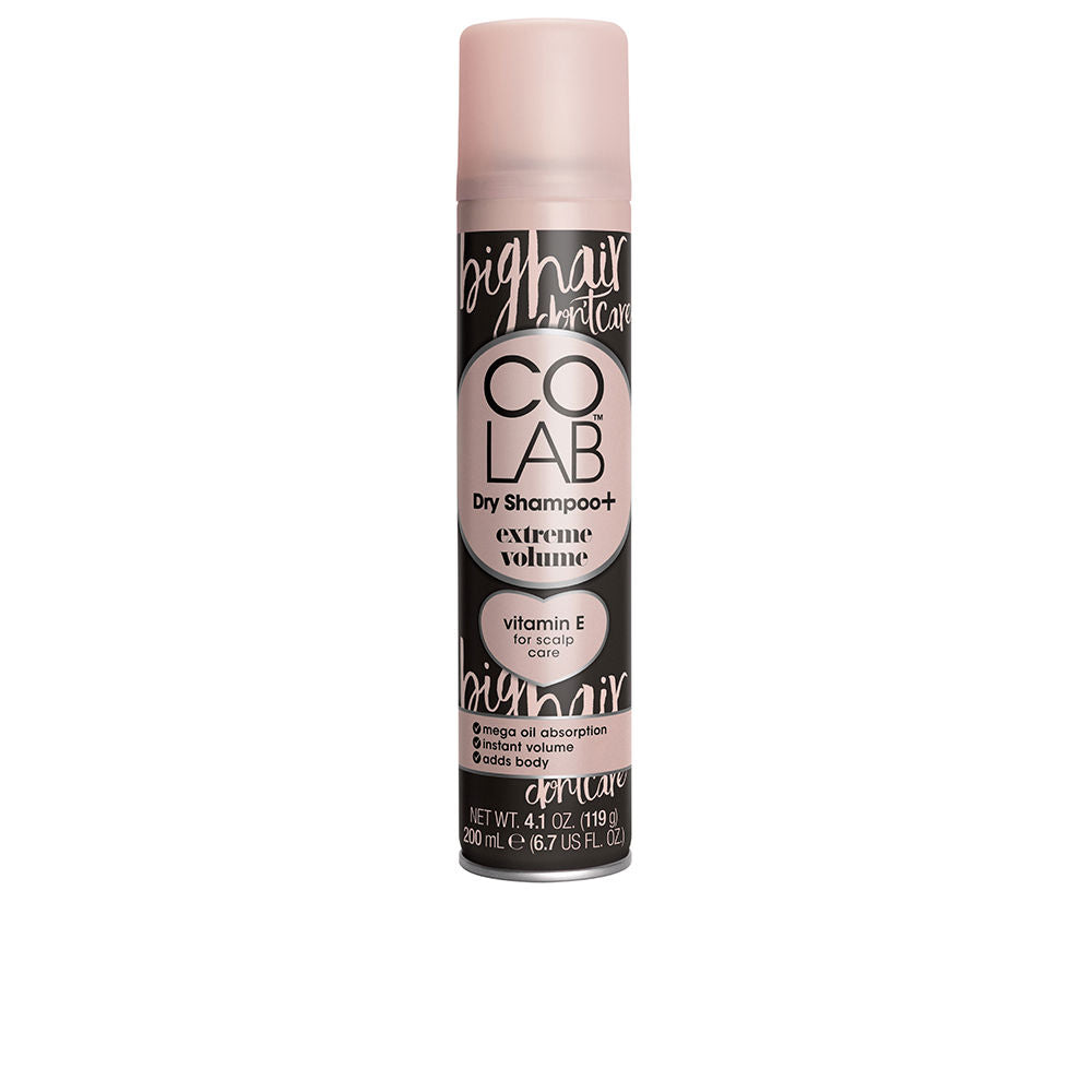 Aerosol can of extra volume dry shampoo for Women, 200 ml, matte finish