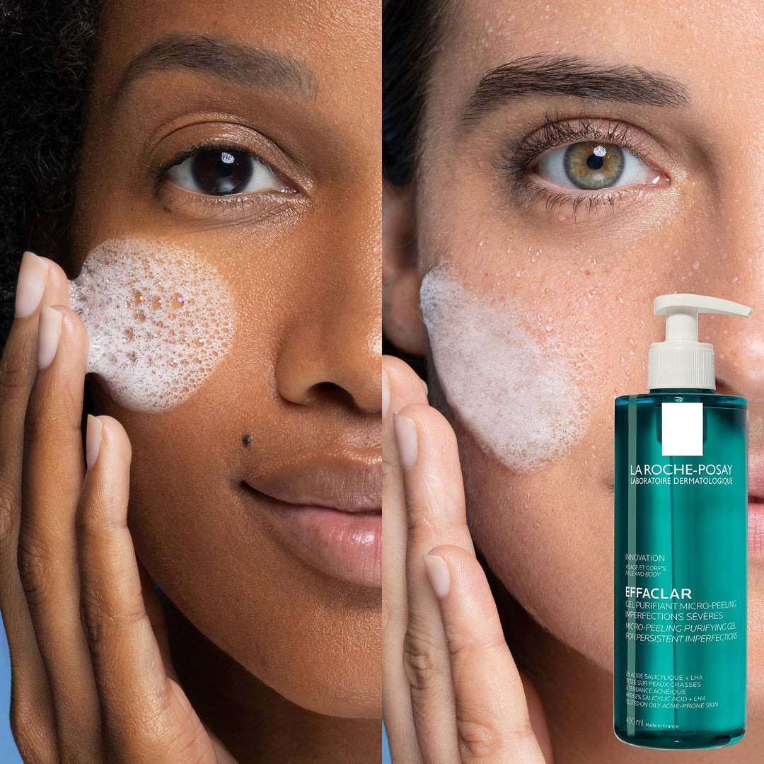 200 ml clear micro‑exfoliating facial gel with salicylic acid for Women