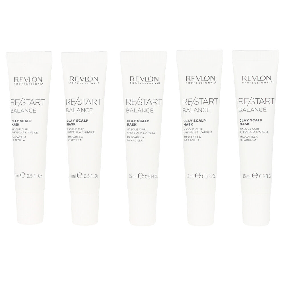 15 ml clay scalp mask sachet for oily scalps, kaolin and bentonite formula