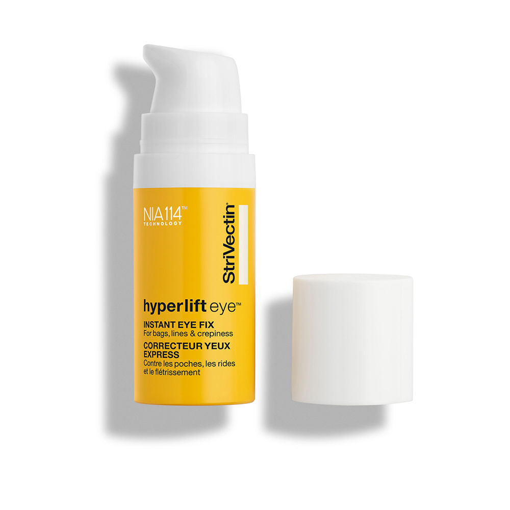 10 ml tube of lightweight gel eye treatment, tightening peptides and hyaluronic support
