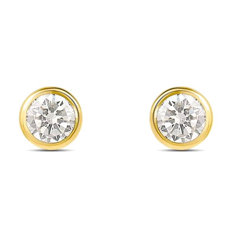 Timeless Radiance Diamond Stud Earrings