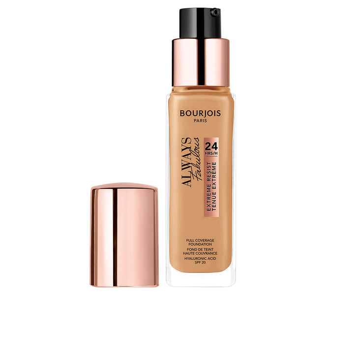 30 ml pump foundation bottle, shade 410, velvet liquid finish