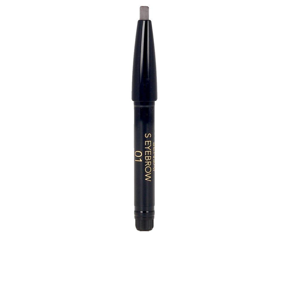 Oval-tip refill eyebrow pencil, Dark Brown, 0.2 g, powdery texture