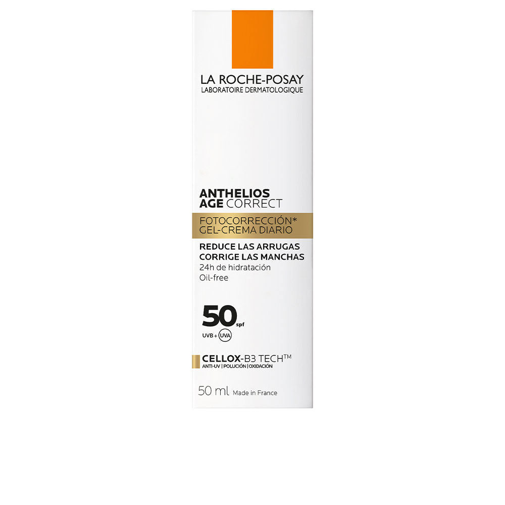 50 ml gel‑cream SPF 50 sunscreen tube, lightweight hydrating texture