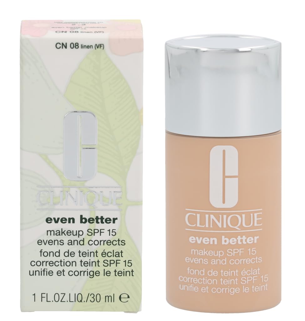 30 ml cream foundation in shade 24‑linen, medium coverage, SPF 15