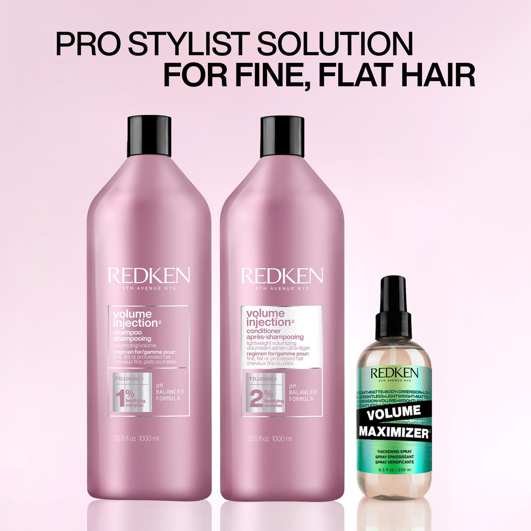 Unisex 1000 ml volume-boosting thickening conditioner bottle