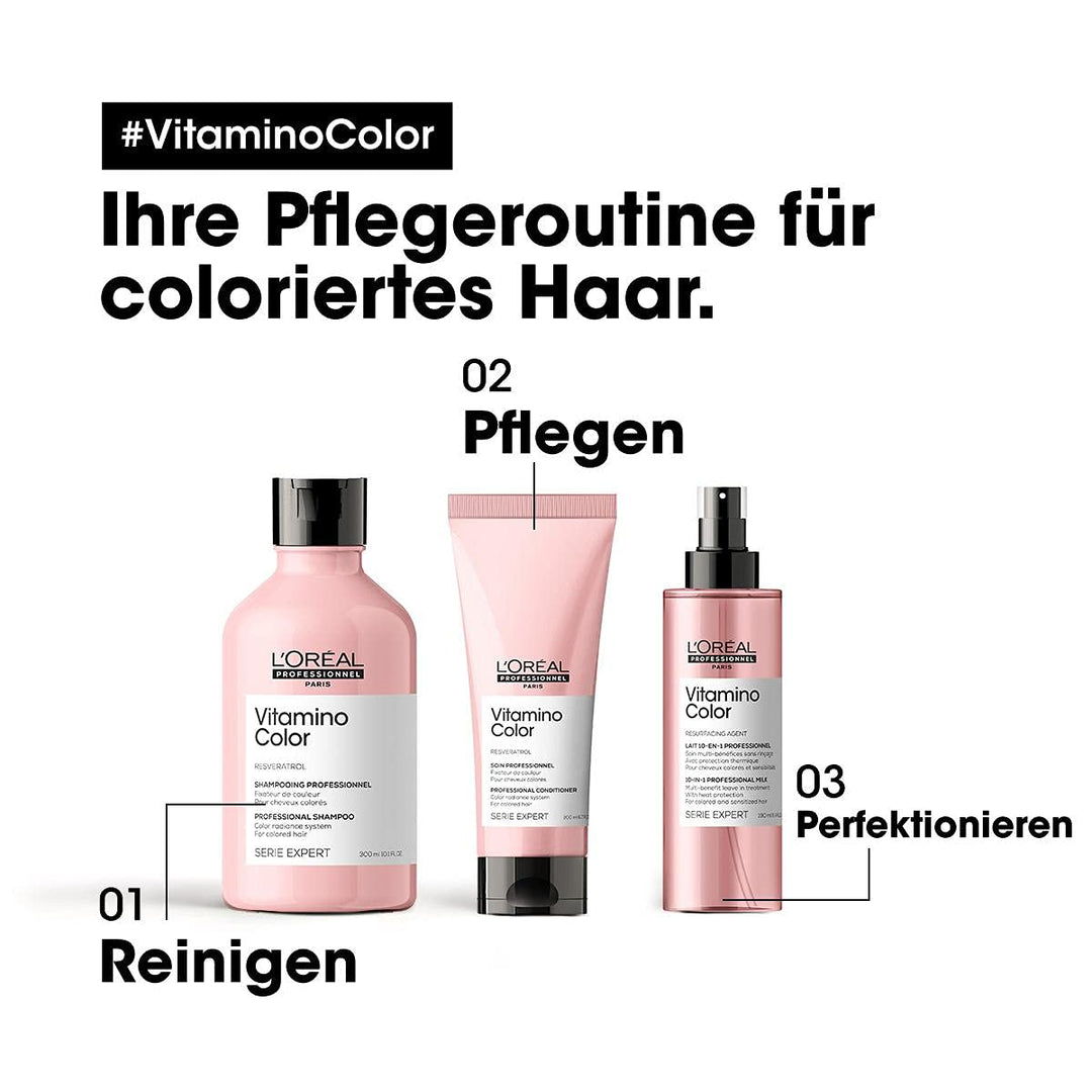 200 ml professional conditioner tube for colour-treated hair, light-cream formula