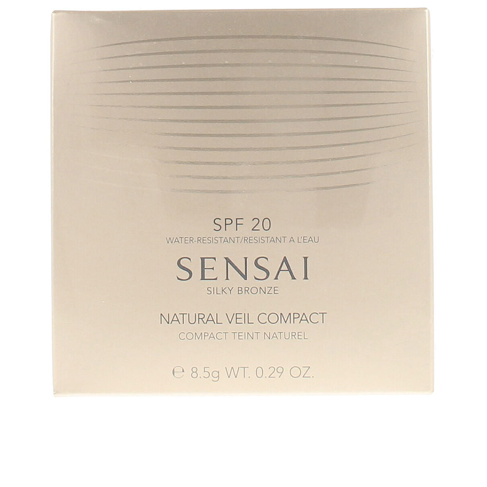 Compact mineral powder with sponge, shade 02-Natural, 8.5 g, SPF 20, Unisex