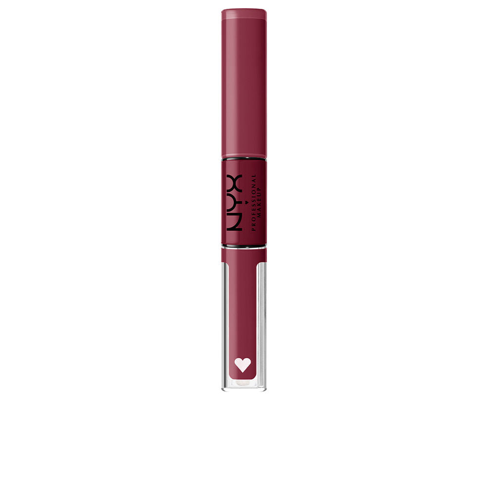 3.4 ml high-pigment brown lip gloss tube with doe-foot wand