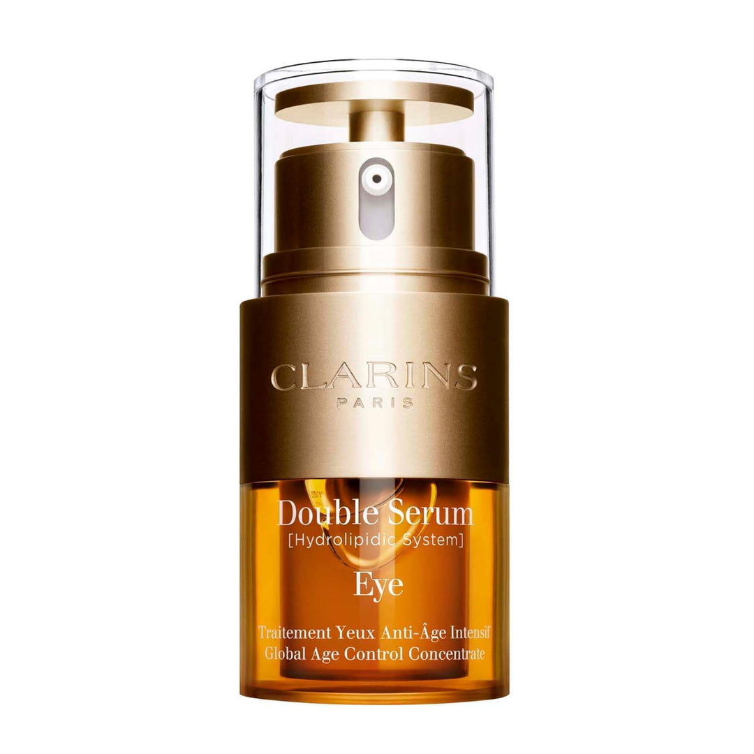 20 ml dual‑phase gel‑oil eye concentrate in clear bottle with pump