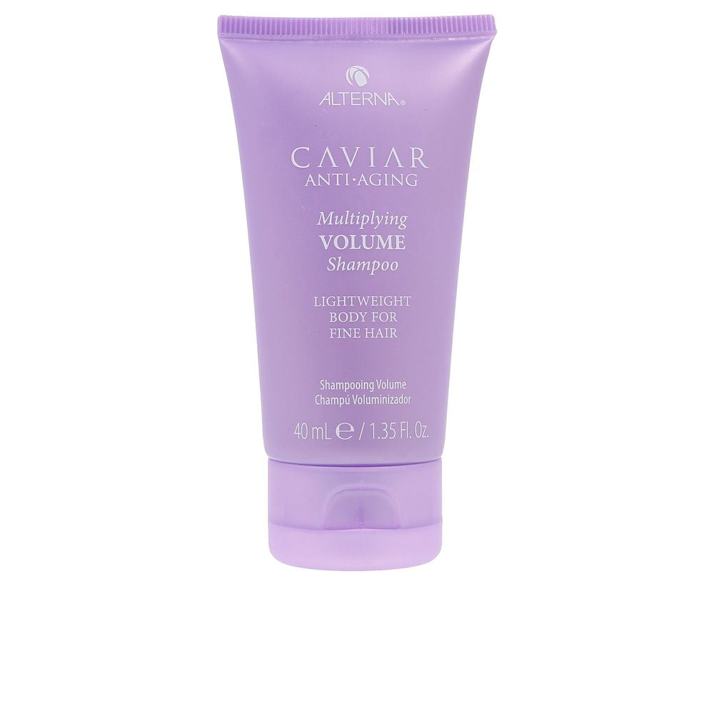 40 ml bottle of Caviar Multiplying Volume Shampoo, Unisex, lightweight formula