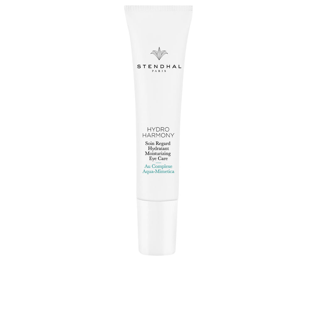 15 ml hydrating eye contour gel-cream in a small tube, translucent gel texture