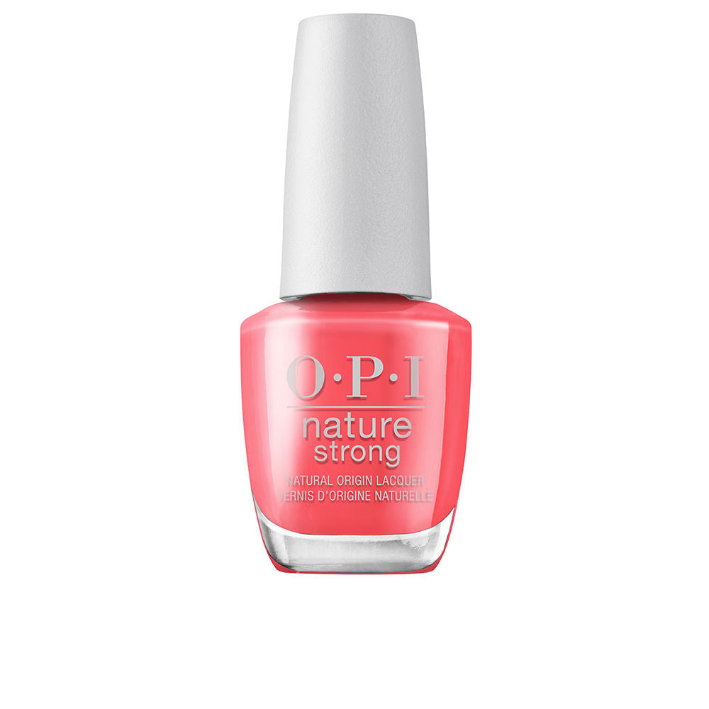 15 ml creamy pink natural-origin nail polish in eco bottle, glossy finish