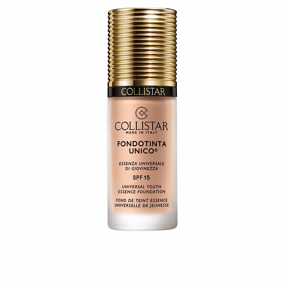 30 ml bottle of light rose-ivory liquid foundation, pump dispenser