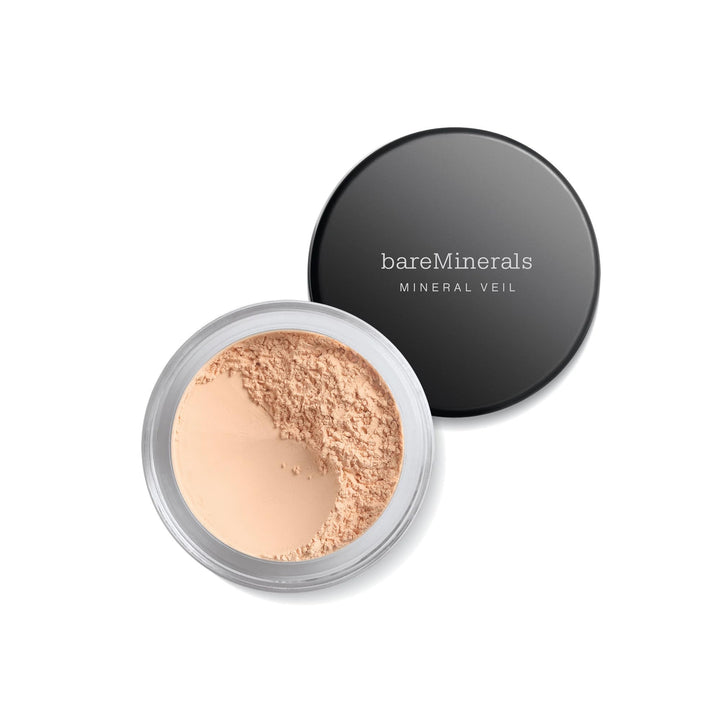Small jar of translucent loose finishing powder, 9 g, lightweight matte veil