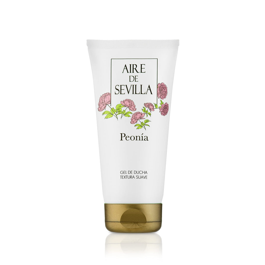 Aire Sevilla Peonía fragrance set with eau de toilette, shower gel, and scented body cream