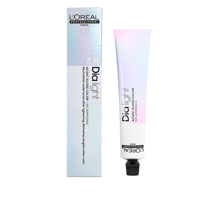 50 ml tube of gel‑cream semipermanent hair colour, light brown shade, ammonia‑free