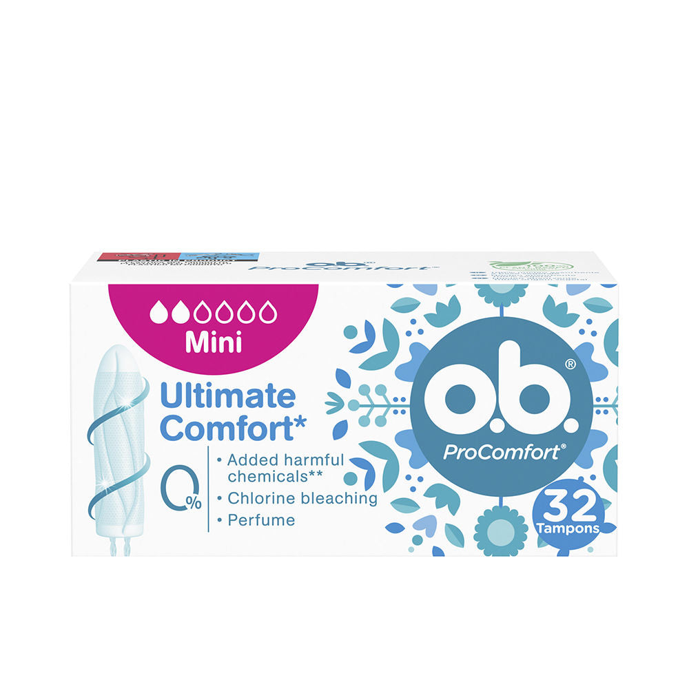 O.B. PROCOMFORT Tampons, 32-Count