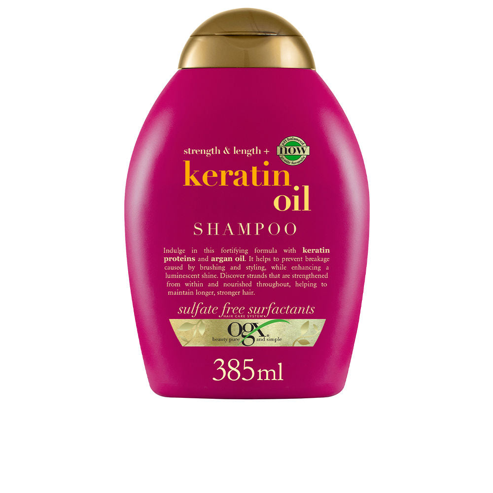 Keratin Oil Shampoo for Restorative Care