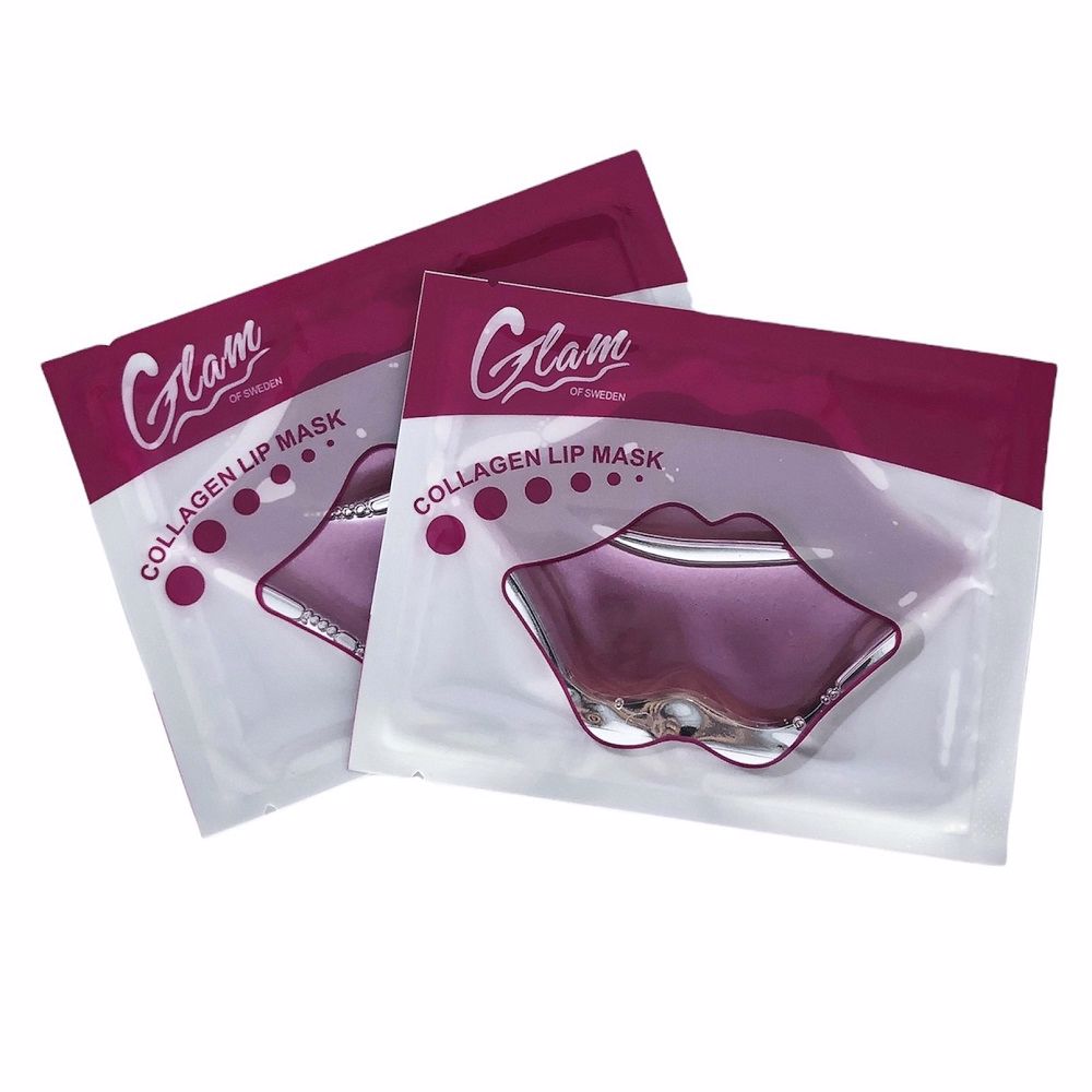 Small tube of collagen lip mask, creamy texture for hydrating plumping treatment