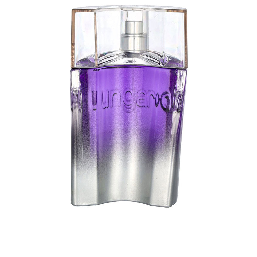 Faceted glass perfume bottle labeled Oriental Floral Eau de Parfum, 90 ml for Women