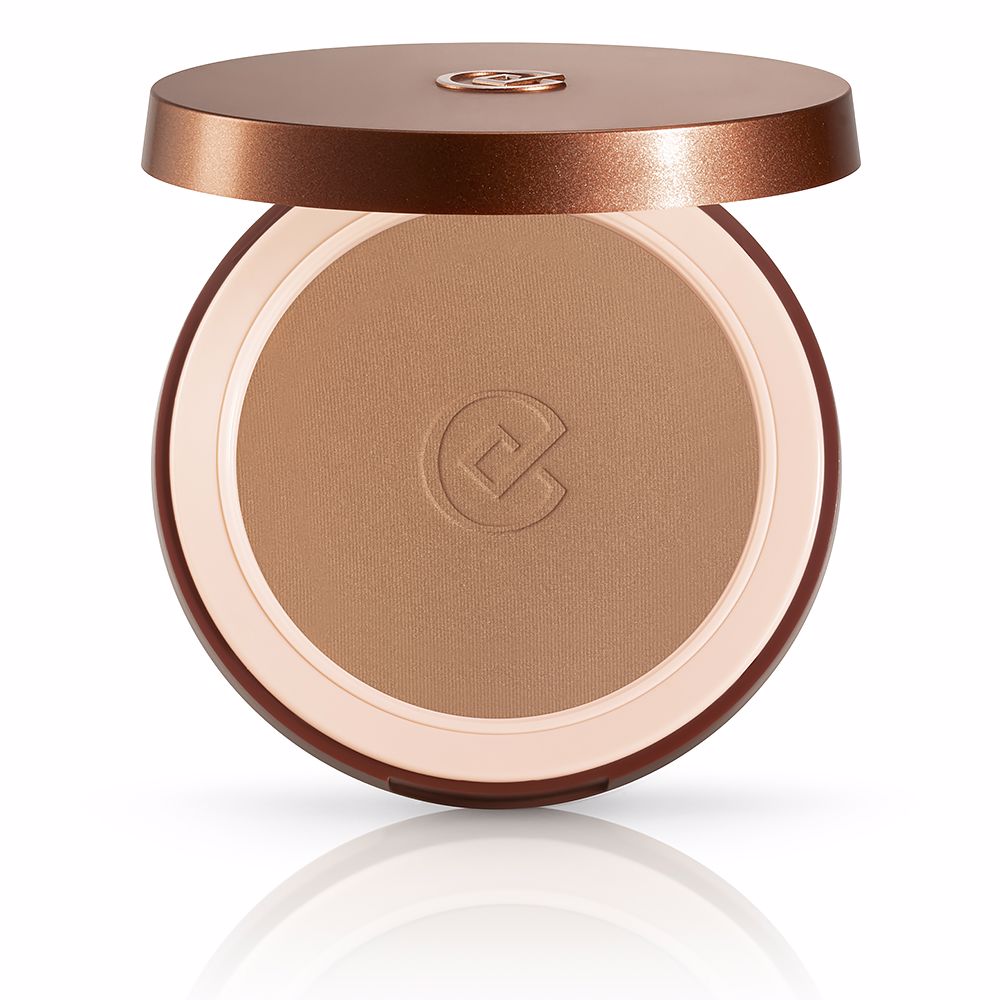 Compact silk‑effect bronzer powder in 1.1 Maldive matte, refillable 10 g