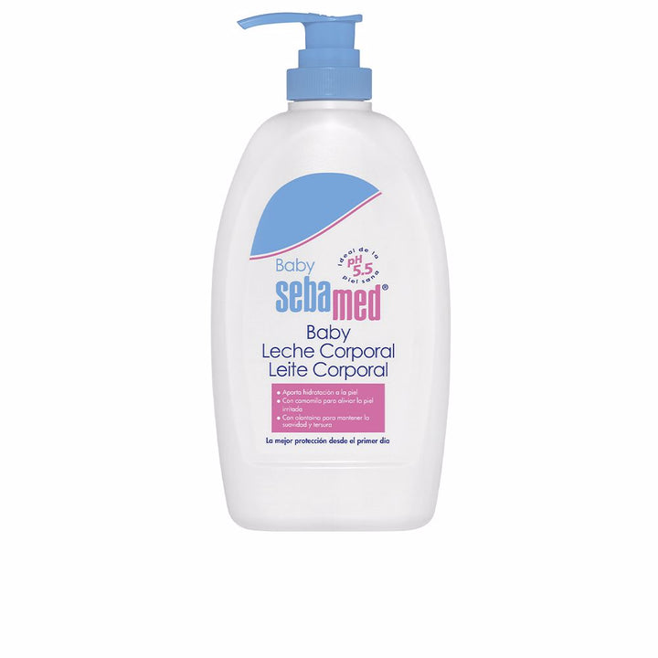 400 ml bottle of chamomile baby body lotion, lightweight unisex moisturiser