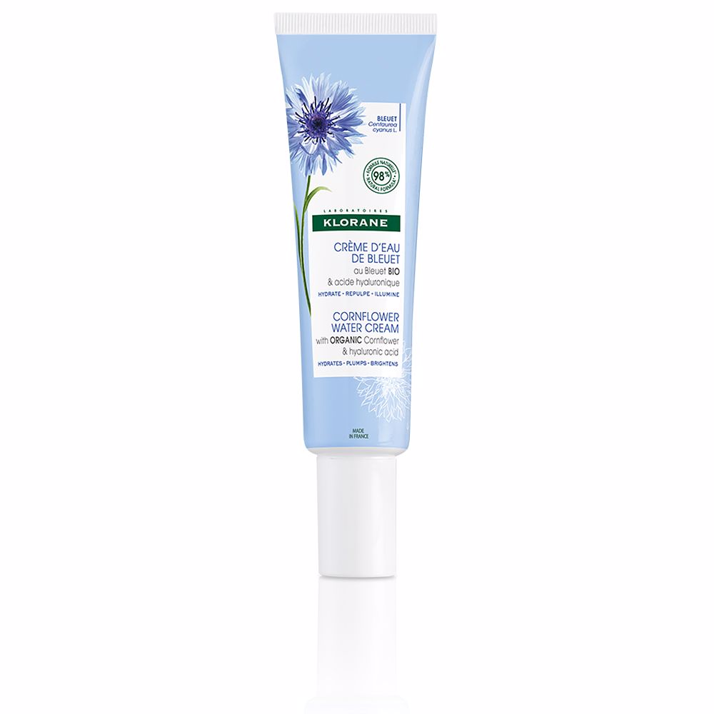 30 ml blue cornflower gel‑cream jar, light gel texture, Unisex skincare