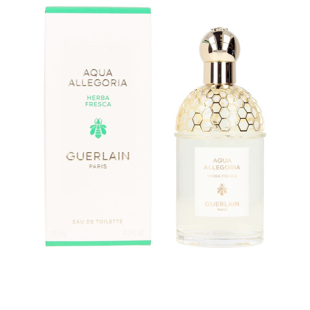 Glass perfume bottle and box, 75 ml, green-themed Herba Fresca EDT